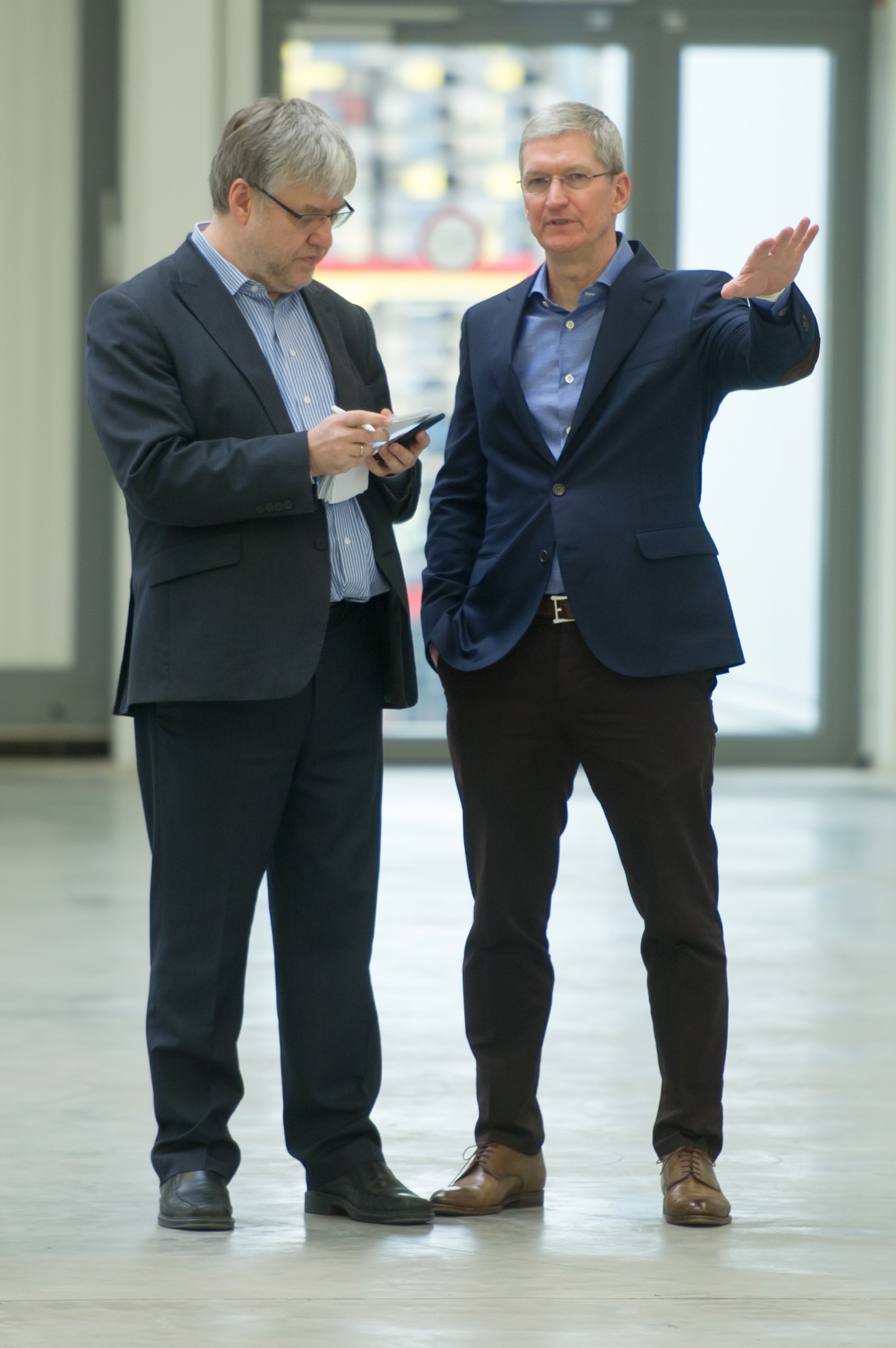 Christoph Dernbach im Gespräch mit Tim Cook